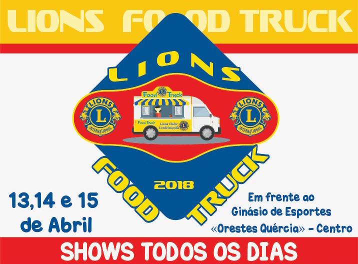 Lions Food Truck reúne mais de 20 opções gastronômicas em Cordeirópolis