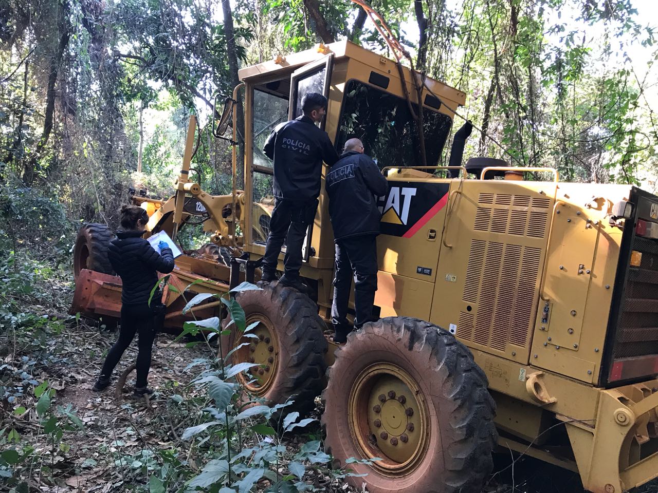 Civil de Cordeirópolis recupera máquina agrícola roubada em Araras