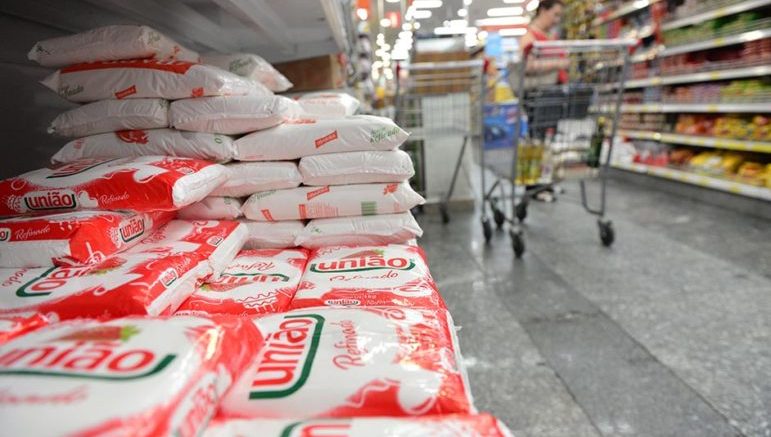Açúcar fica mais caro nos mercados