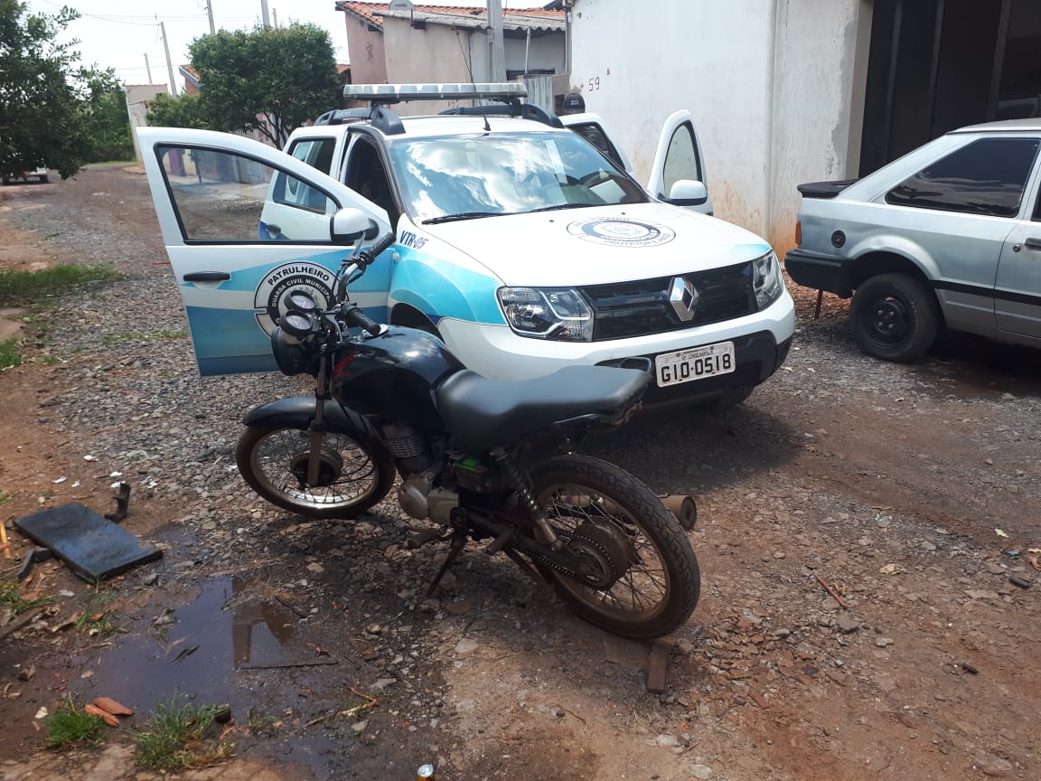 Polícia Civil e Pelotão recuperam moto furtada em dois dias