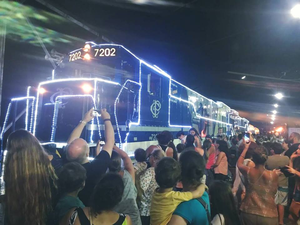 Cordeirópolis recebe locomotiva iluminada hoje (20)