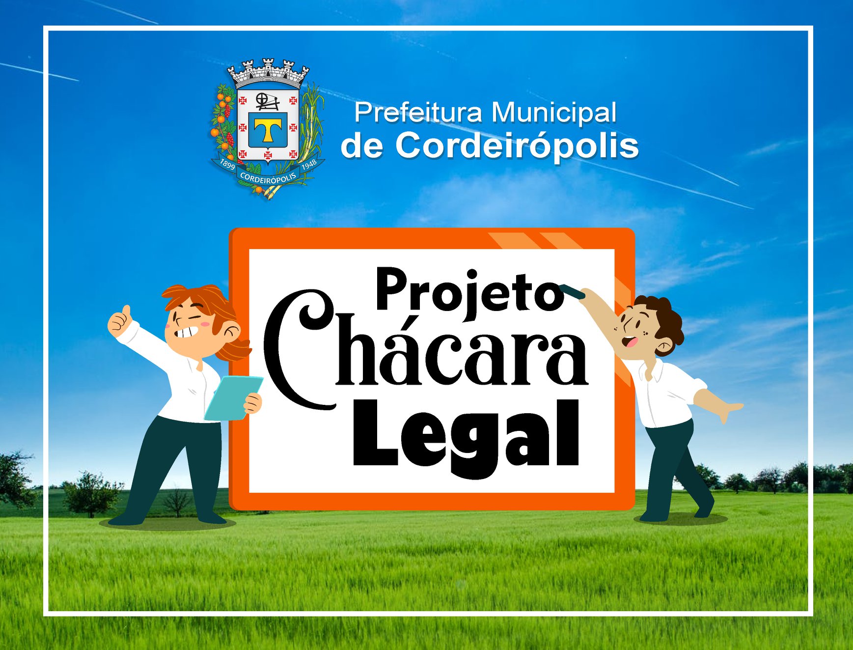 Operação "Chácara Legal" é lançada em Cordeirópolis
