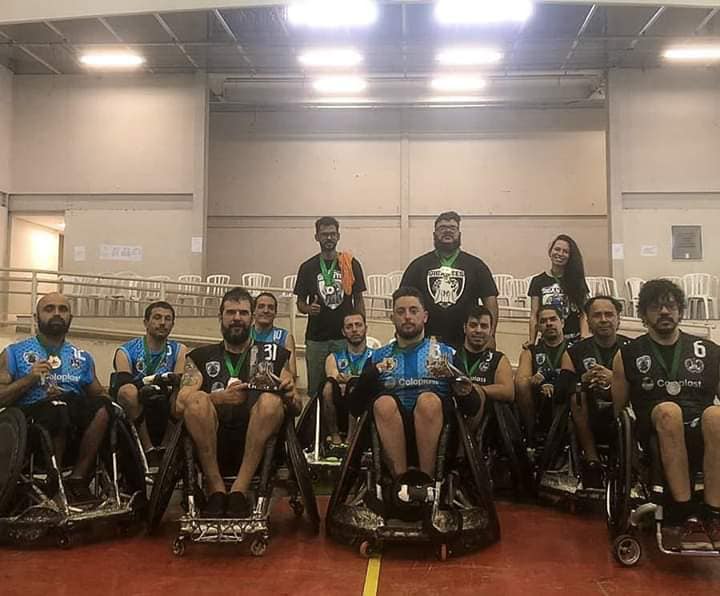 Cordeirópolis conquista prata pela equipe dos Gigantes Rugby em cadeira de rodas