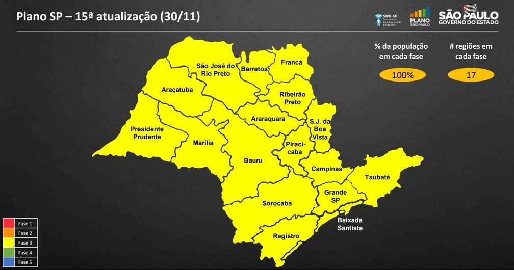 Com o retrocesso da fase verde para amarela, 26 cidades da região de Piracicaba deverão seguir decreto estadual