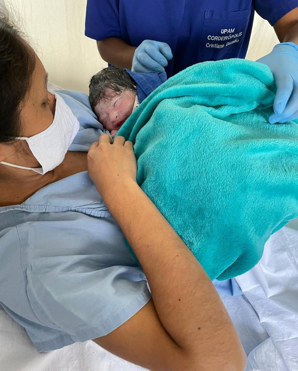 Nasce o primeiro bebê de 2021 no Hospital de Cordeirópolis