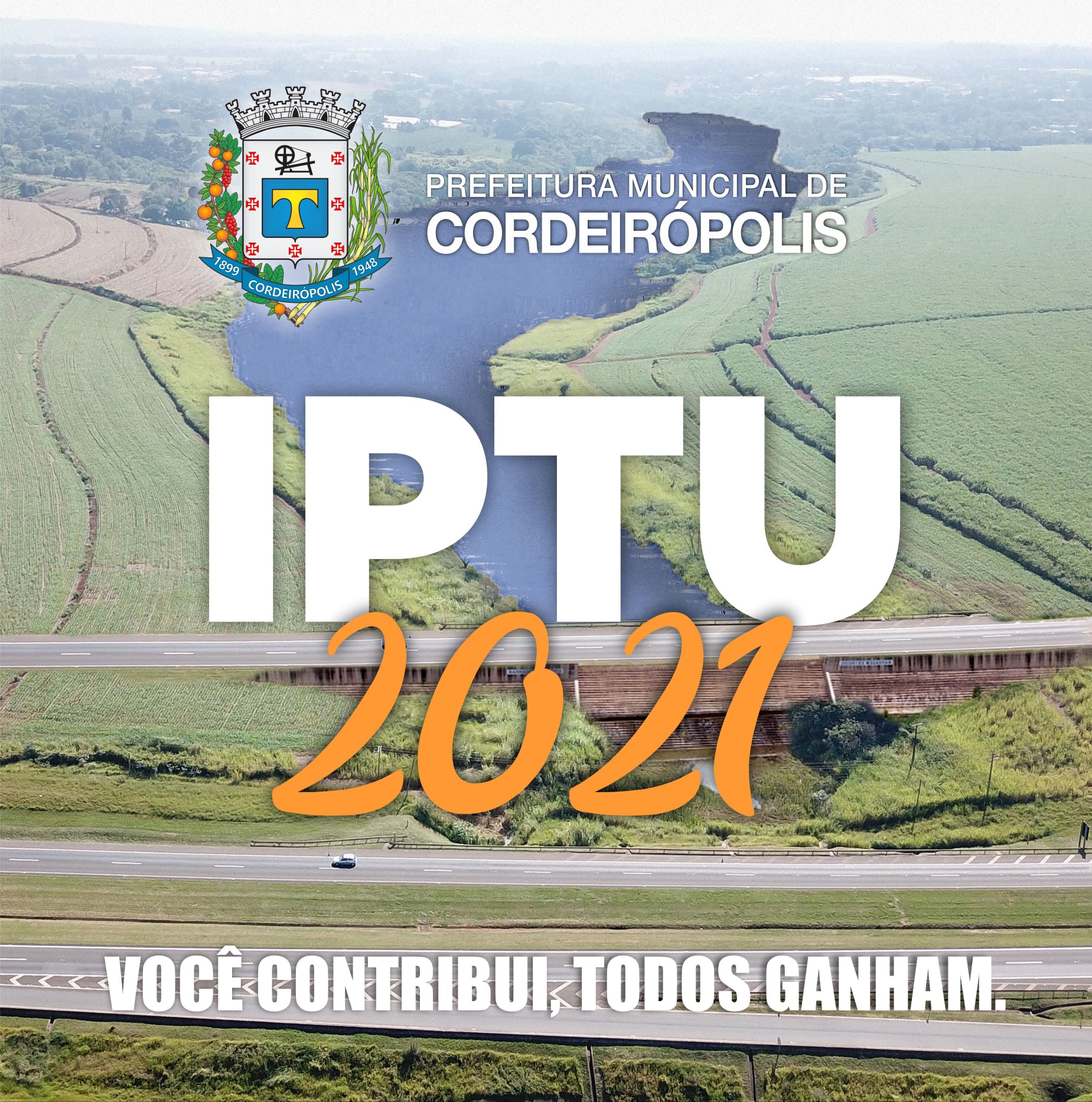 Contribuintes de Cordeirópolis passam a receber os carnês do IPTU 2021