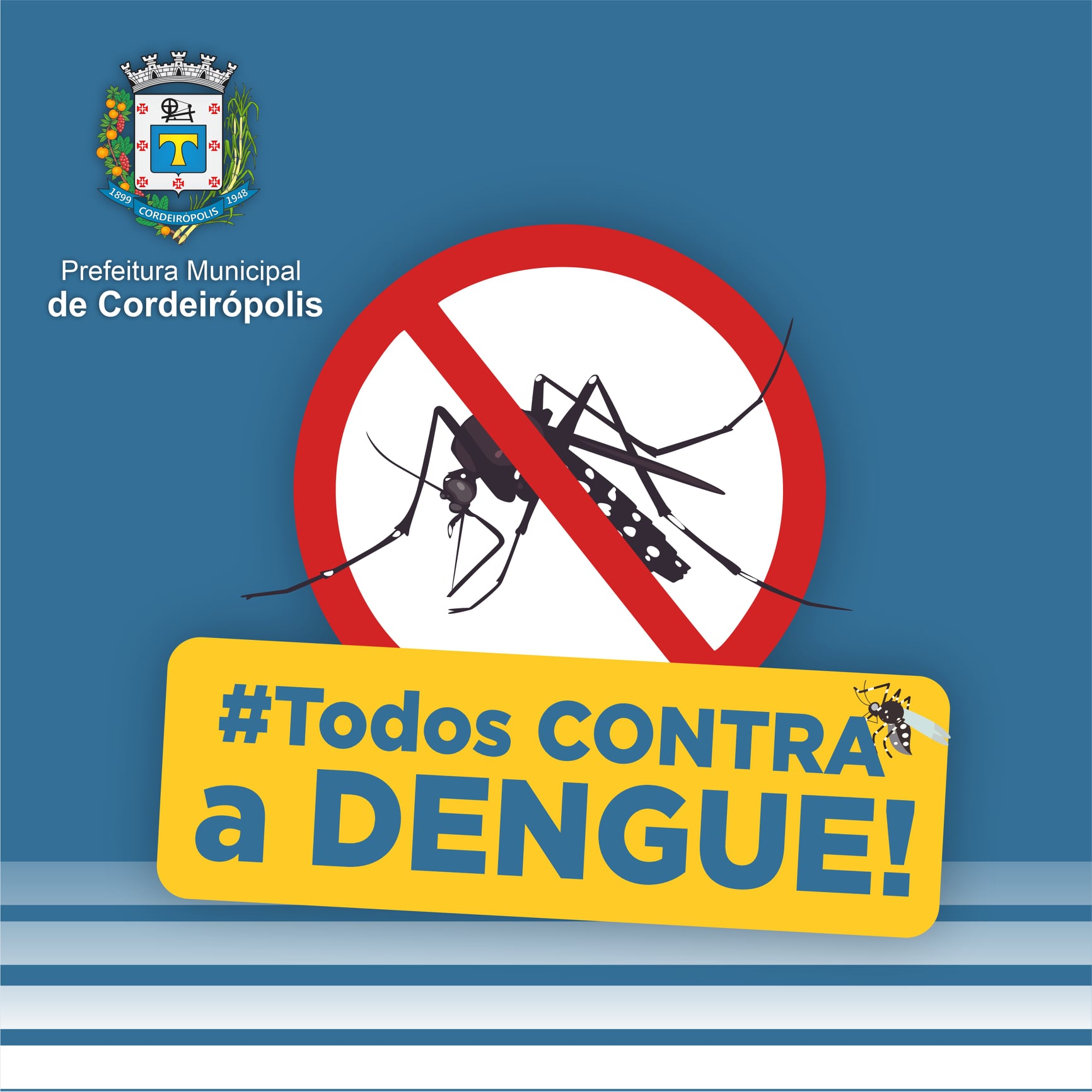 Cordeirópolis registra 34 casos positivos de dengue