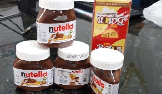 Casal de jovens é preso por furto de potes de Nutella em padaria de Cordeirópolis
