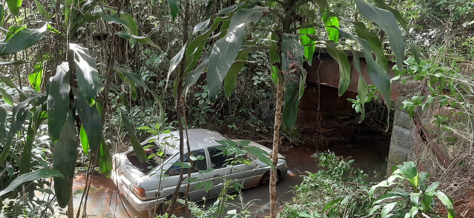 GCM encontra veículo abandonado em Ribeirão Tatú