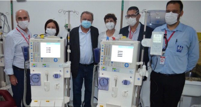 Hemodiálise: deputado Miguel Lombardi entrega 5 novos aparelhos na Santa Casa