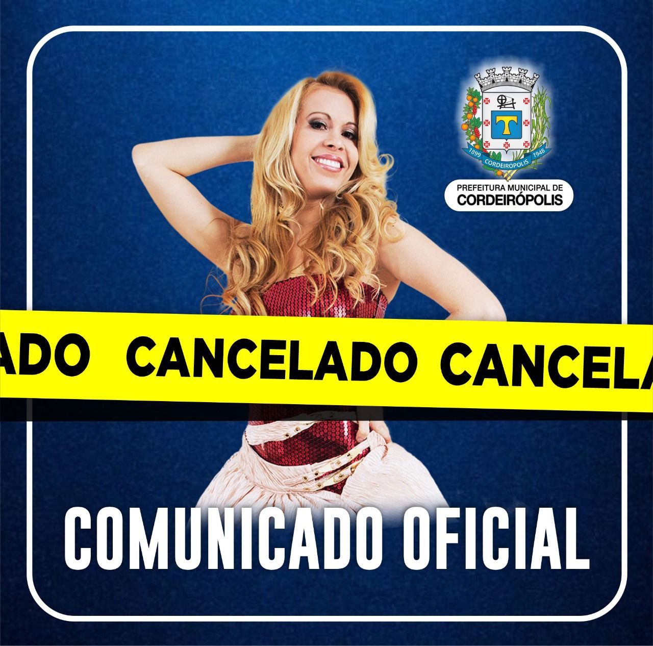 Show da Joelma é cancelado em Cordeirópolis