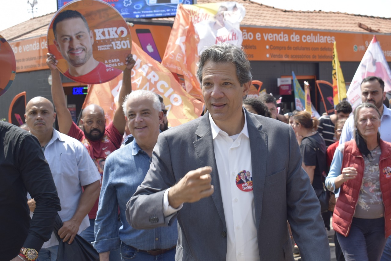 Fernando Haddad (PT) cumpre agenda em Cordeirópolis