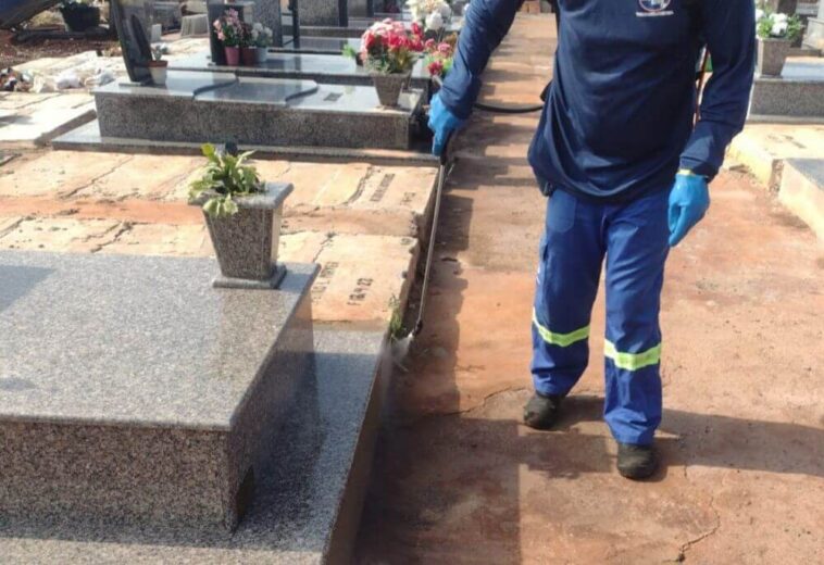 Cemitérios municipais são fechados para dedetização