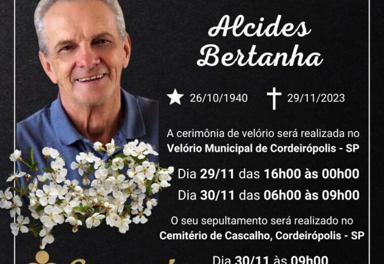 Falecimento - Alcides Bertanha