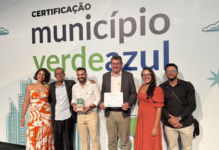 Cordeirópolis recebe certificação “Município Verde Azul”