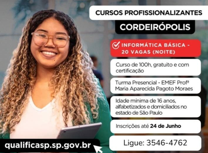 Capacitação em tecnologia: inscrições abertas para o curso de informática básica