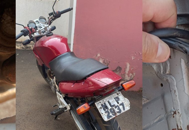 Polícia Militar de Cordeirópolis apreende motocicleta com sinais de adulteração e conduz suspeito à delegacia