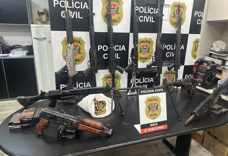 Explosão no crime! DEIC desmantela esquema de armas de guerra no Distrito Industrial de Cordeirópolis