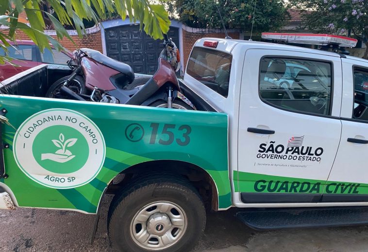 Moto usada em "randandan" é apreendida em cerâmica desativada