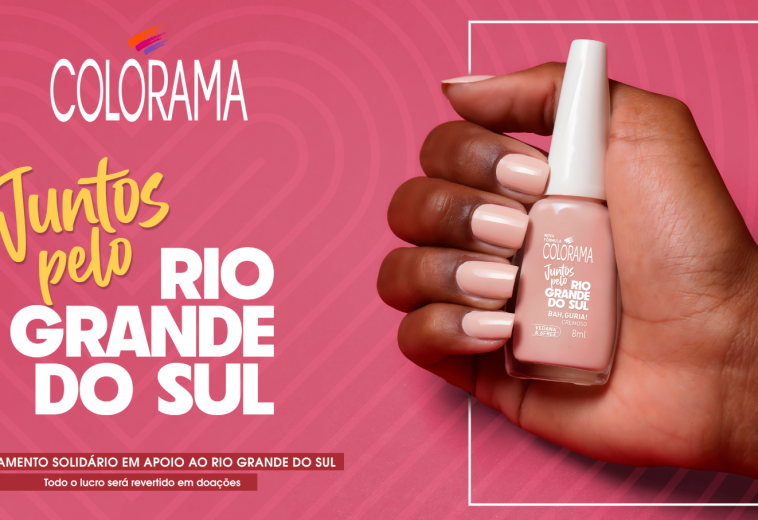 Colorama relança esmalte "Bah, Guria!" para apoiar mulheres do Rio Grande do Sul