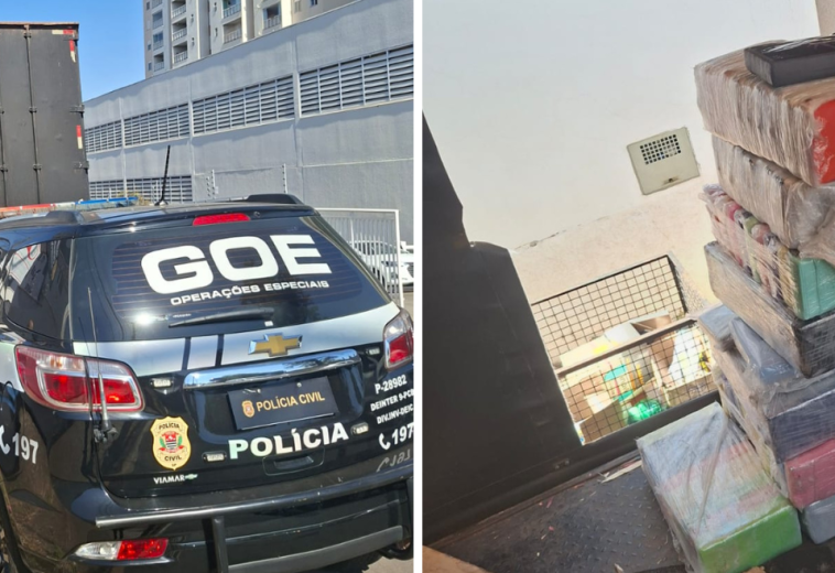 Carreta com mais de 200 tijolos de cocaína é apreendida em Limeira; droga avaliada em R$ 6 milhões